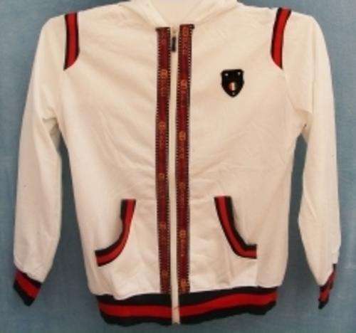 WHITE GUCCI SUMMER HOODIE- SIZE: XLARGE - slim fit