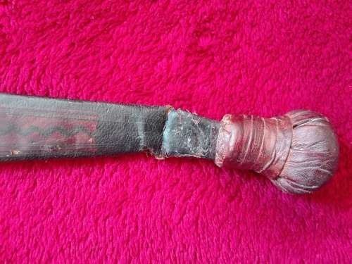 ***EASTERN SWORD IN LEATHER SCABBARD***