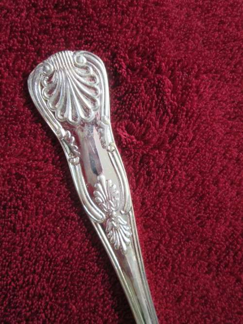 ***VINTAGE SILVERPLATED SALAD SPOON & FORK SET***