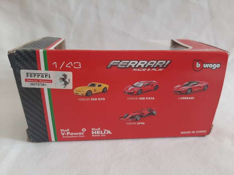 SHELL 2020 FERRARI COLLECTION - 488 PISTA
