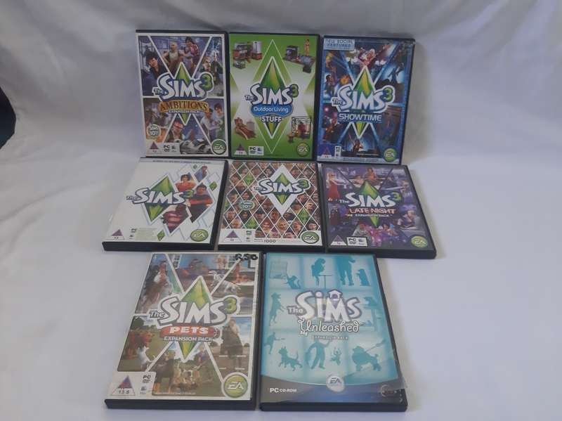 HUGE THE SIMS PC GAME BUNDLE!!!  11 IN TOTAL