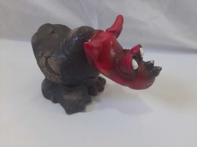CRAZY CLAY HANDMADE IN SOUTH AFRICA COLLECTIBLE!!!  LOT 3 OF 5