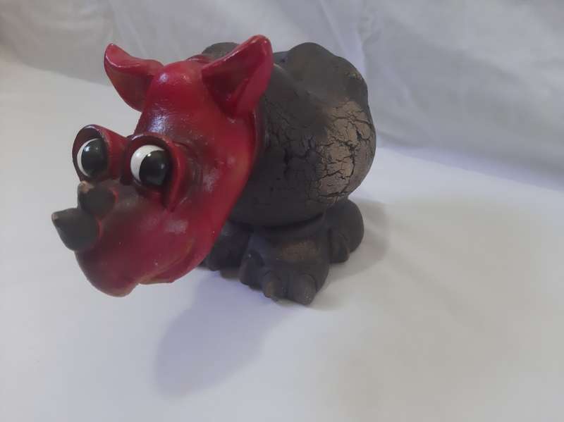 CRAZY CLAY HANDMADE IN SOUTH AFRICA COLLECTIBLE!!!  LOT 3 OF 5