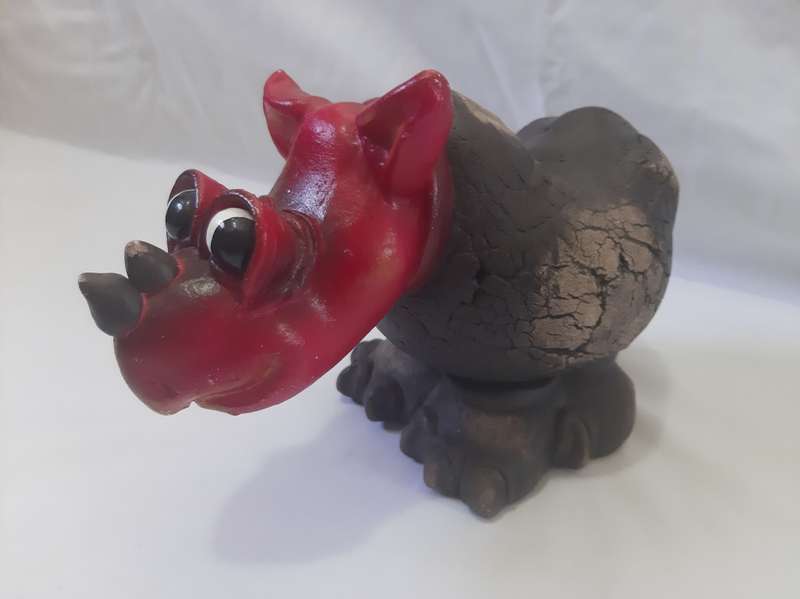 CRAZY CLAY HANDMADE IN SOUTH AFRICA COLLECTIBLE!!!  LOT 3 OF 5