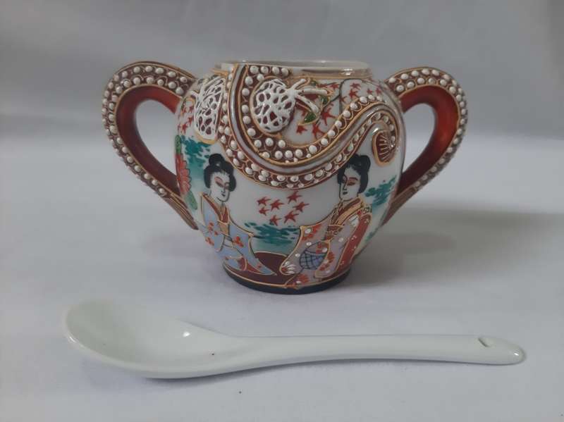 ANTIQUE MORIAGE DRAGONWARE TEA SET CIRCA 1945