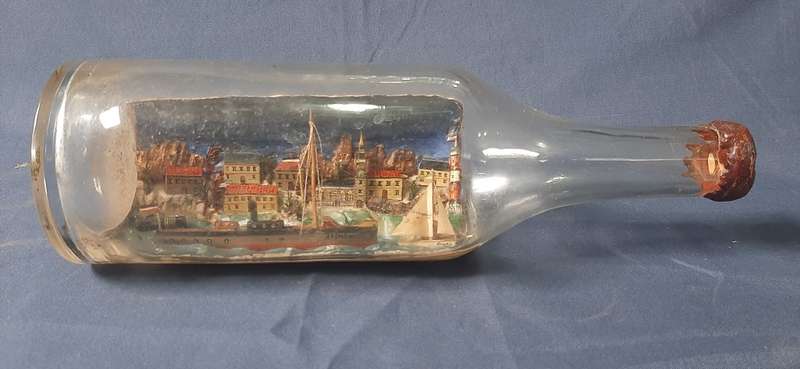 ORIGINAL GENIUNE POW-MADE SHIP IN A BOTTLE