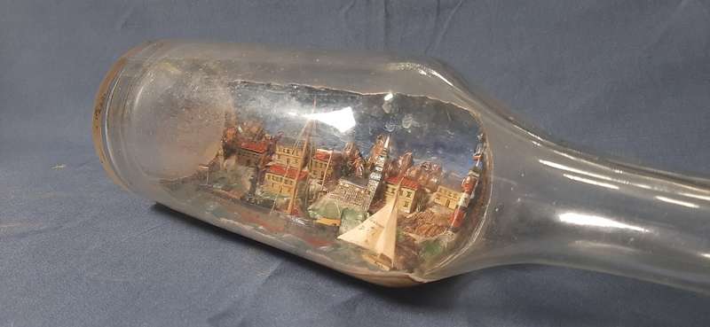 ORIGINAL GENIUNE POW-MADE SHIP IN A BOTTLE