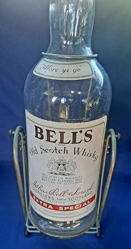 LARGE 4.5 LITER BELLS OLD SCOTCH WHISKY BOTTLE