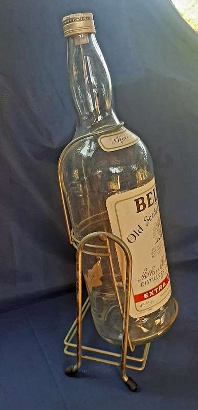 LARGE 4.5 LITER BELLS OLD SCOTCH WHISKY BOTTLE