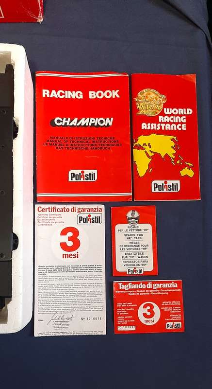 VINTAGE POLISTIL GRAND PRIX SET - FIGURE 8 TRACK