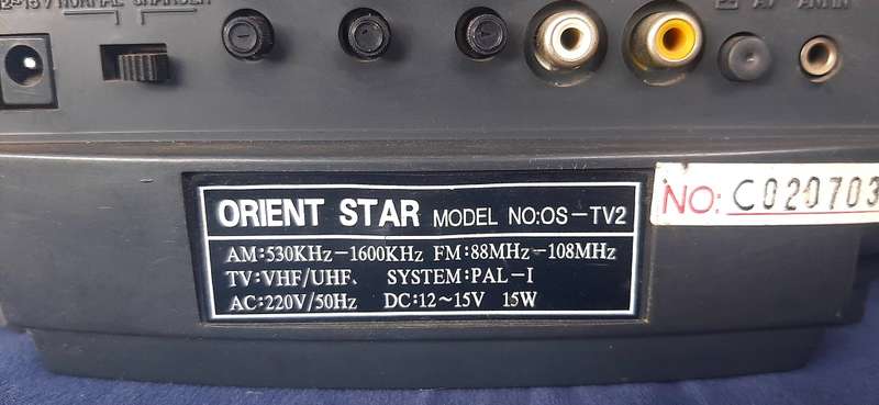 VINTAGE PORTABLE TV/RADIO WITH TAPE DECK!!!