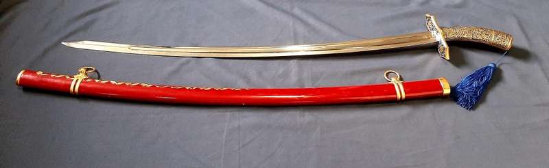 BEAUTIFUL SPANISH TOLEDO OFFICER SWORD