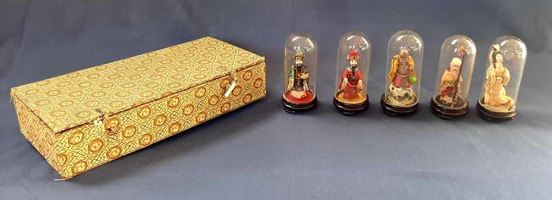 VINTAGE CHINESE GUANYIN MILEFOU FU LU SHOU SET