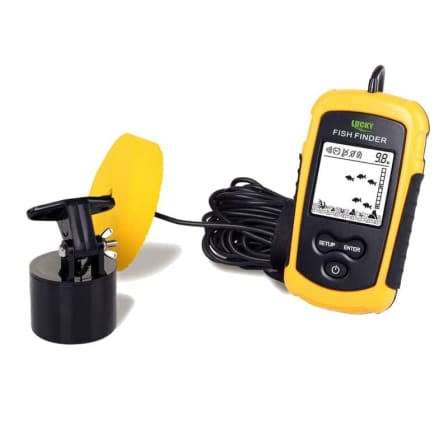 Portable fish finder for kayak or boats