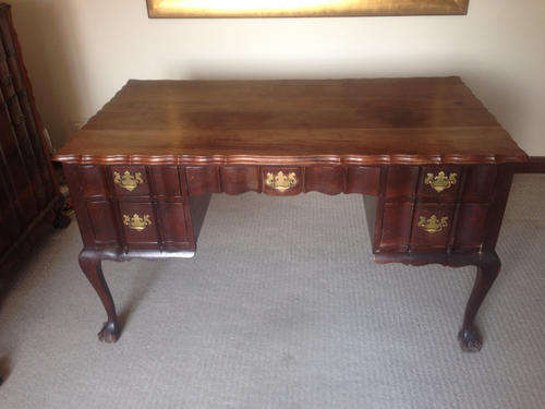 Vintage Wood Office Desk for Study