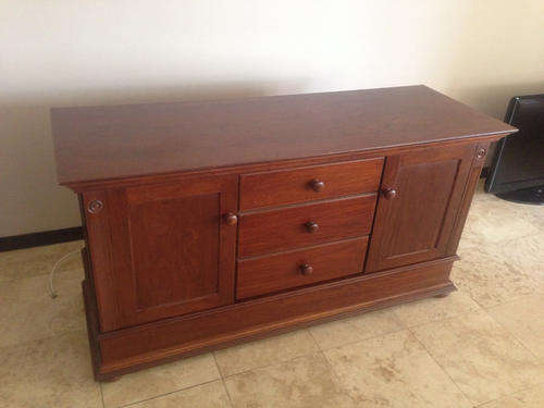 Large Solid Wood Plasma TV stand and Cabinet