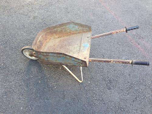 Vintage Tin Wheel Barrow
