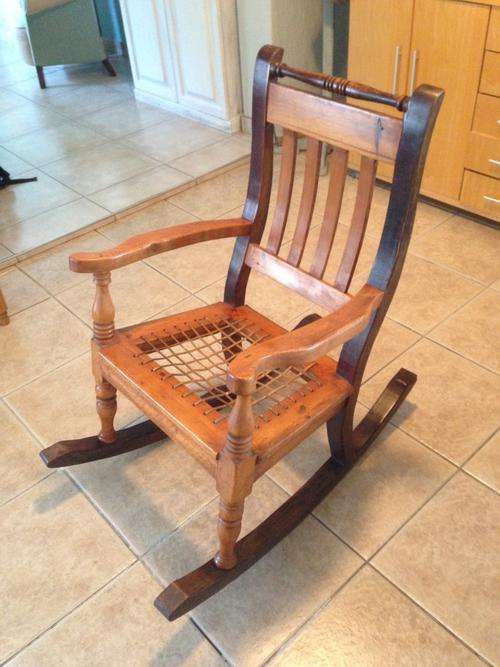 Large Wood Rocking Chair