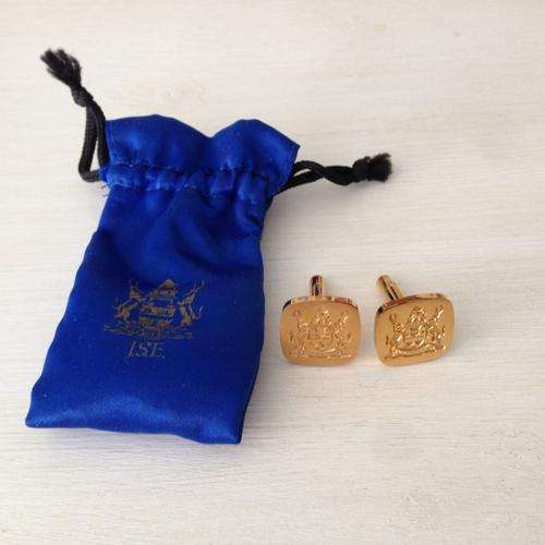 Vintage Gold Plated JSE Cufflinks