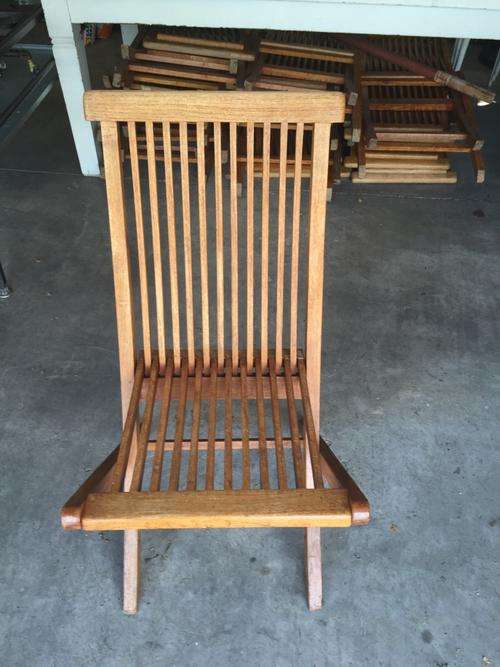 Fold Up Wooden Chairs