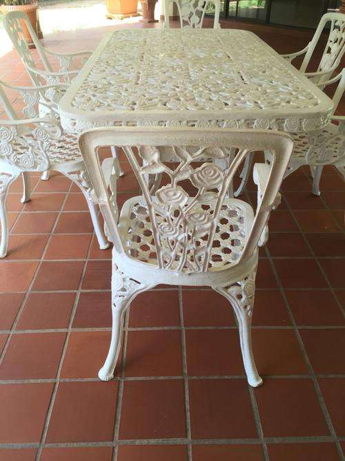 Vintage Cast Iron Patio Set