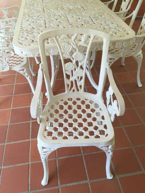 Vintage Cast Iron Patio Set