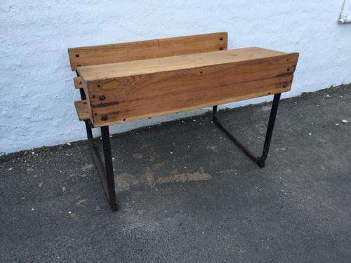 Antique Double School Desk