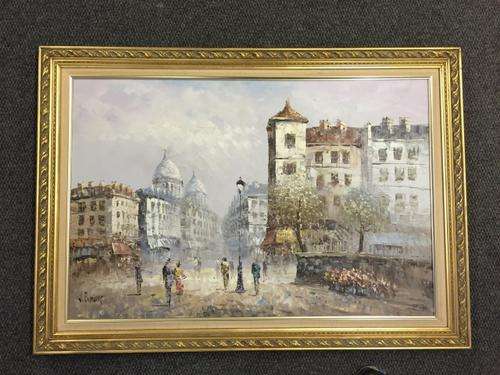 Original oil on board painting