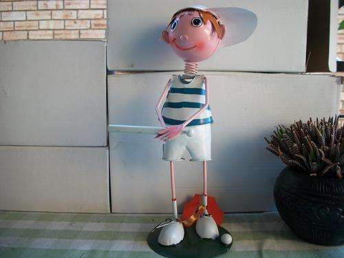 LOVELY IRON DOLL  * CAN BE USED FOR HOME OR GARDEN DECOR* RRP 375.95 * COMBINE AND SAVE ON SHIPPING