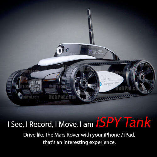 iSpy Tank: an iPhone-controlled tank with built-in spy cam