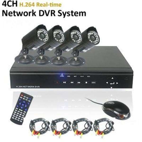 4CH CCTV SYSTEM :BETTER QUALITY CAMERA's + 6 MONTH WARRANTY * FREE 4CH POWER SUPPLY BOX WORTH R280