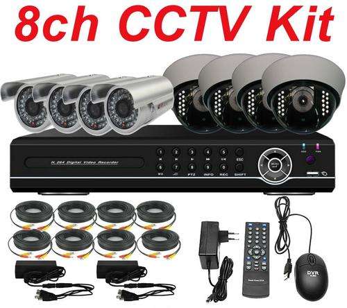 8CH CCTV SYSTEM * BETTER QUALITY CAMERA's + 6 MONTH WARRANTY * FREE 9CH POWER SUPPLY BOX WORTH R380