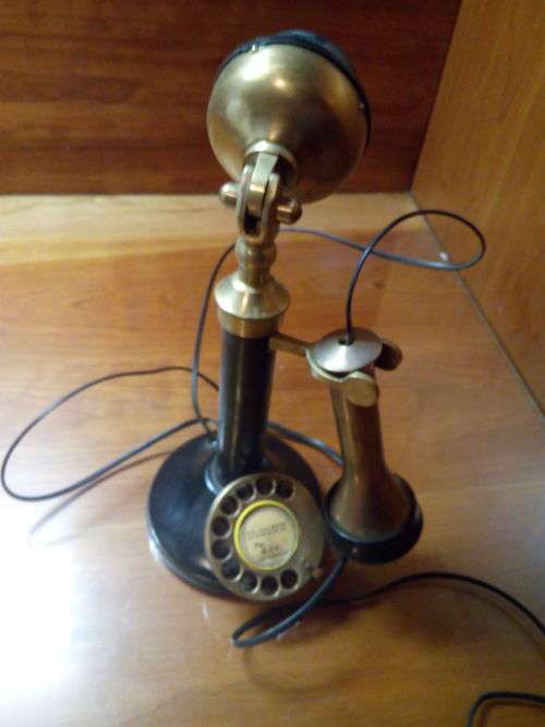 VERY RARE ANTIQUE PHONE UP FOR AUCTION!!  MADE IN ENGLAND!!!  YOU WON'T FIND MANY!!
