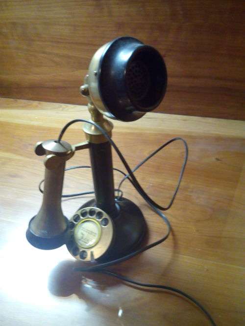 VERY RARE ANTIQUE PHONE UP FOR AUCTION!!  MADE IN ENGLAND!!!  YOU WON'T FIND MANY!!