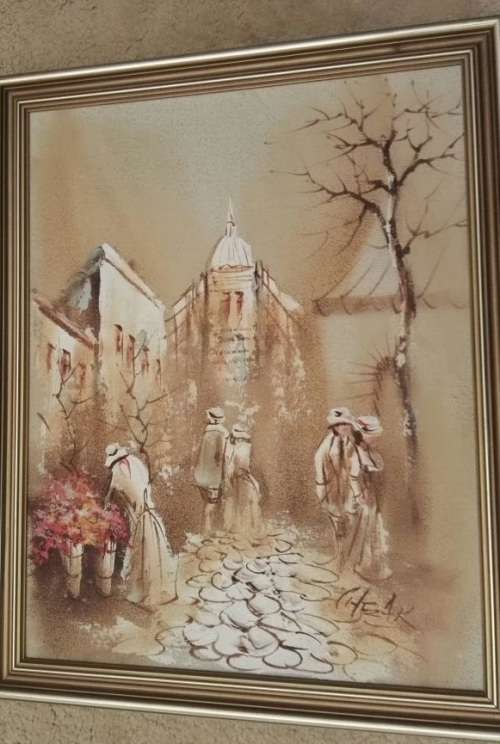 Boris Chezar Original Painting Up For Grabs!! Suburb Condition!! Magnificent Art!! (Portrait Layout)
