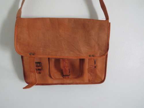 BRAND NEW Leather Laptop Bag MASSIVE SAVINGS!! GENUINE LEATHER!! LIGHT AND DARK!!