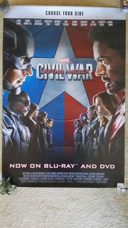 Captain America / Star Wars / Batman V Superman / X-Men Poster (NEW)!! PERFECT XMAS GIFTS :)