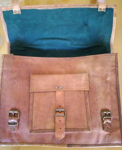 BRAND NEW Leather Laptop Bag With Handle MASSIVE SAVINGS GENUINE LEATHER
