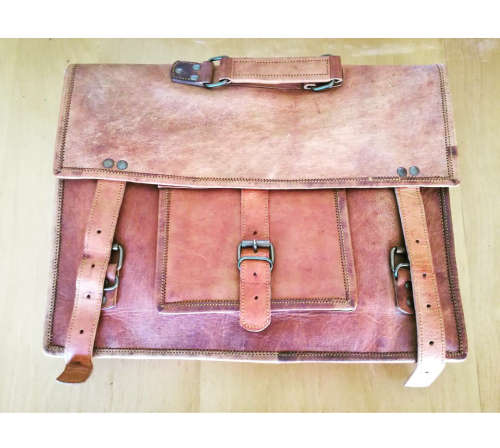BRAND NEW Leather Laptop Bag With Handle MASSIVE SAVINGS GENUINE LEATHER