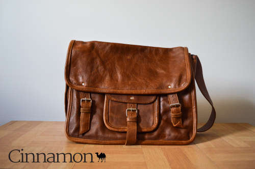 The Vintage One Pocket - Stunning Genuine Leather Carry / Laptop / Messenger Bag