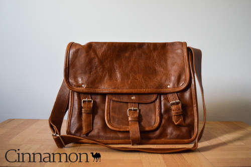 The Vintage One Pocket - Stunning Genuine Leather Carry / Laptop / Messenger Bag