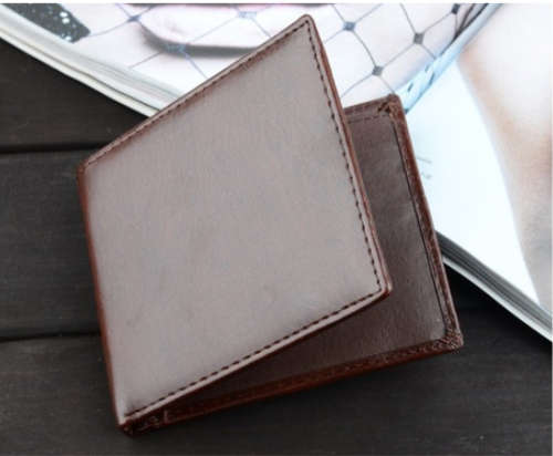 Brand New PU Leather Wallet - Men's Fashion Sturdy Business Bi-fold Wallet - Great Durability