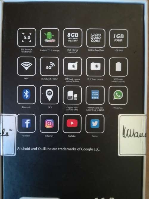 Brand New***NELSON MANDELA FREEDOM 5 Smartphone - 5 Inch Smartphone - Still Sealed In Box