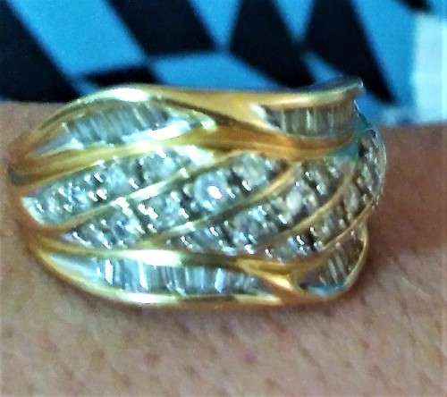 1.45ct Diamond and Yellow Gold Ring