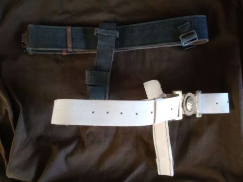 2x Original Rhodesian Airforce belts (See pictures for condition)
