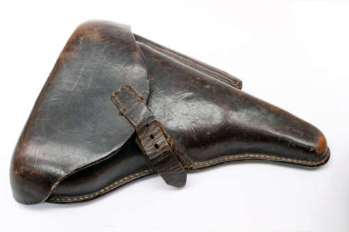 Rare! Genuine WW1 Luger holster with mag and reload tool