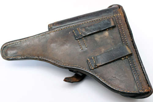 Rare! Genuine WW1 Luger holster with mag and reload tool