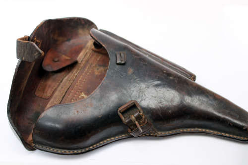 Rare! Genuine WW1 Luger holster with mag and reload tool