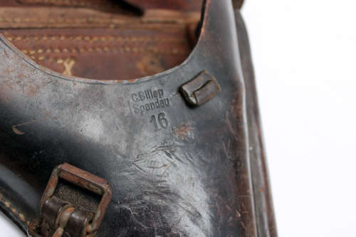 Rare! Genuine WW1 Luger holster with mag and reload tool