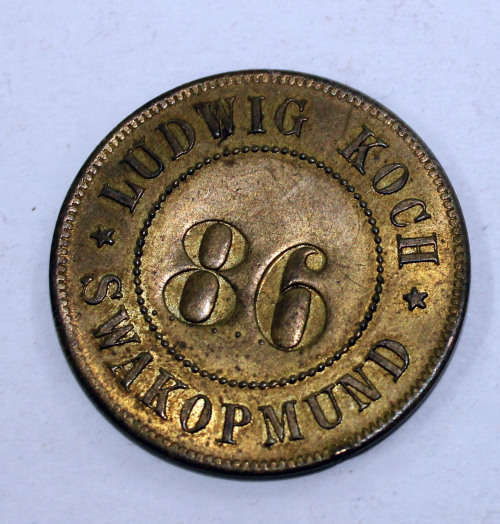 Rare! Swakopmund Lugwig Koch Token